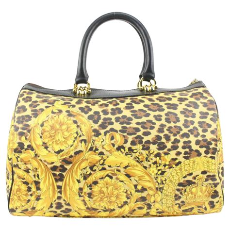 yellow versace bag